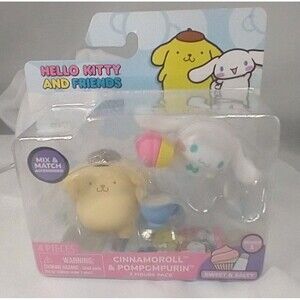 Sanrio Hello Kitty & Friends Sweet & Salty Series 1 Cinnamoroll  Pompompurin New